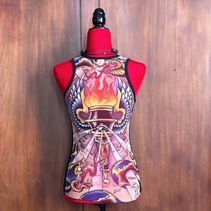 Y2K Vivid Tattoo Tank